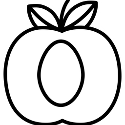 Apricot Cut  Icon