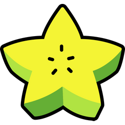 Star Fruit Carambola Cut Fruit Healthy Symbol