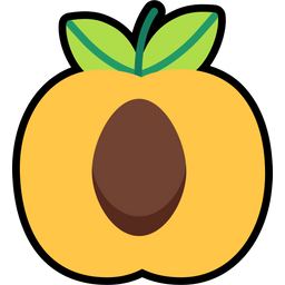 Apricot Cut  Icon