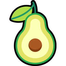 Avocado Cut  Icon