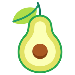 Avocado Cut  Icon