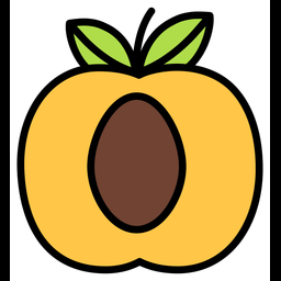 Apricot-cut  Icon