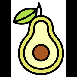 Avocado-cut  Icon