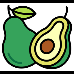 Avocado-with-half-cut  Icon