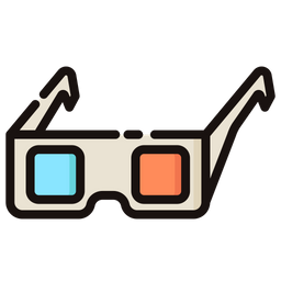 D Glasses  Icon