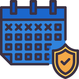 Calendar Insurance  Icon