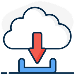 Cloud Download  Icon