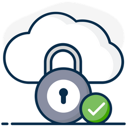 Cloud Security  Icon