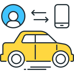 Autoautomatisierung  Symbol