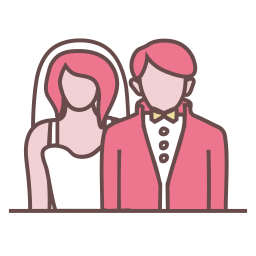 Bride and groom  Icon