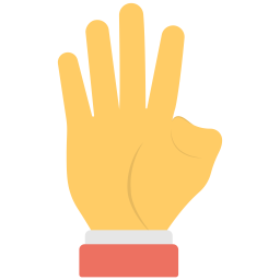 Four fingers  Icon