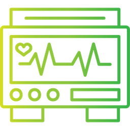 Monitor de ecg  Ícone