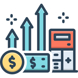 Economy Rise  Icon