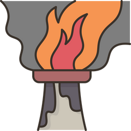 Gas Flare  Icon