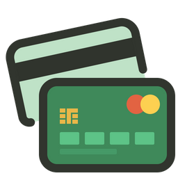 Tarjeta de crédito  Icono
