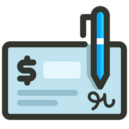 Cheque Book  Icon