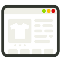 Ecommerce Website  Icon