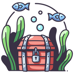 Box Underwater Sea Icon