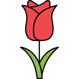 Spring Flower Tulip Agriculture Icon