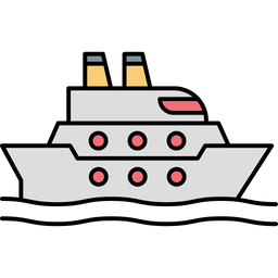 Cargo Ship Cruise Ship Delivery Ship Icon