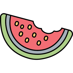 Fruit Watermelon Half Of Watermelon Icon