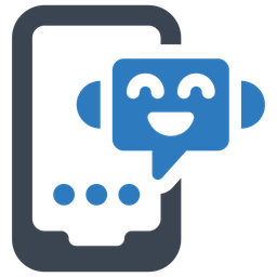 Mobile chat bot  Icon