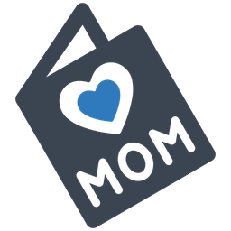 Mothers day postcard  Icon