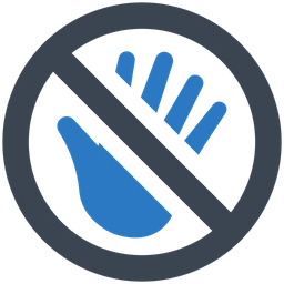 No touch sign  Icon