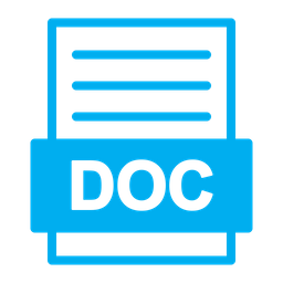 Archivo doc  Icono