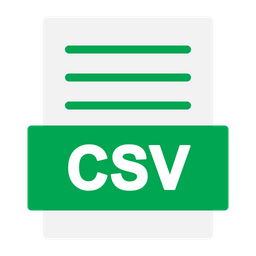 Csv File  Icon