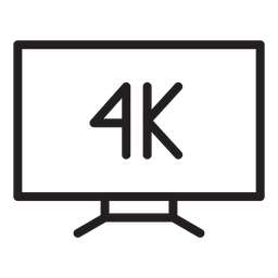 4 K Tv  Icon