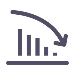 Graph Downtrend  Icon