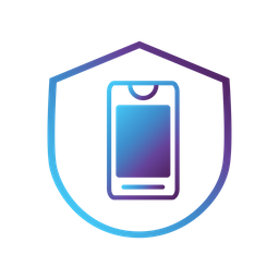 Mobile Security Shield  Icon