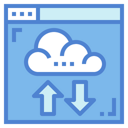 Cloud Transfer  Icon