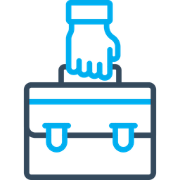 사업가 가방  아이콘