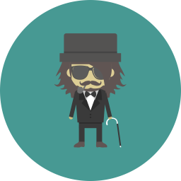 Hipster staff  Icon