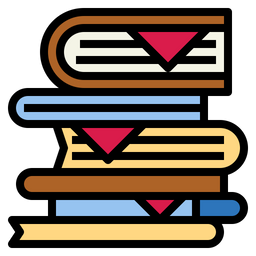 Book Pile  Icon