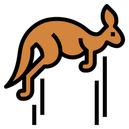 Jumping Kangaroo  Icon