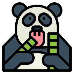 Eating Panda  Icon