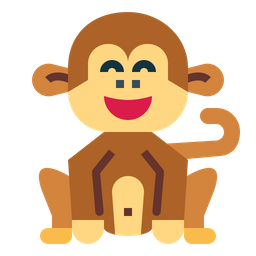 Happy Monkey  Icon