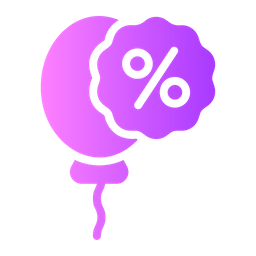 Balloon Discount  Icon