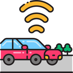 Connected Vehicle  Icon