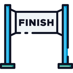 Finish Line  Icon