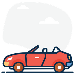 Convertible Car  Icon