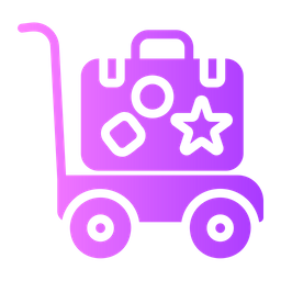 Luggage Cart  Icon