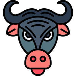 Buffalo Face  Icon