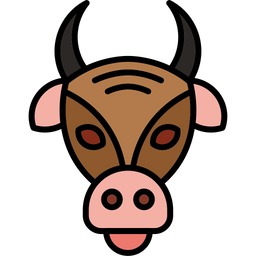 Cow Face  Icon