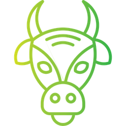 Cow Face  Icon