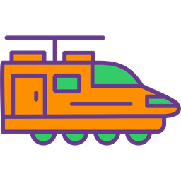 Electric Train  Icon