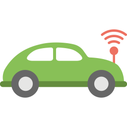 Autonomous Car  Icon